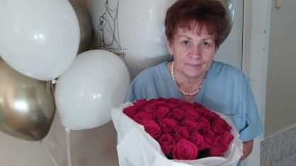 70-летний юбилей отметила врач инфекционной больницы «Молотковичи» Любовь Люковец